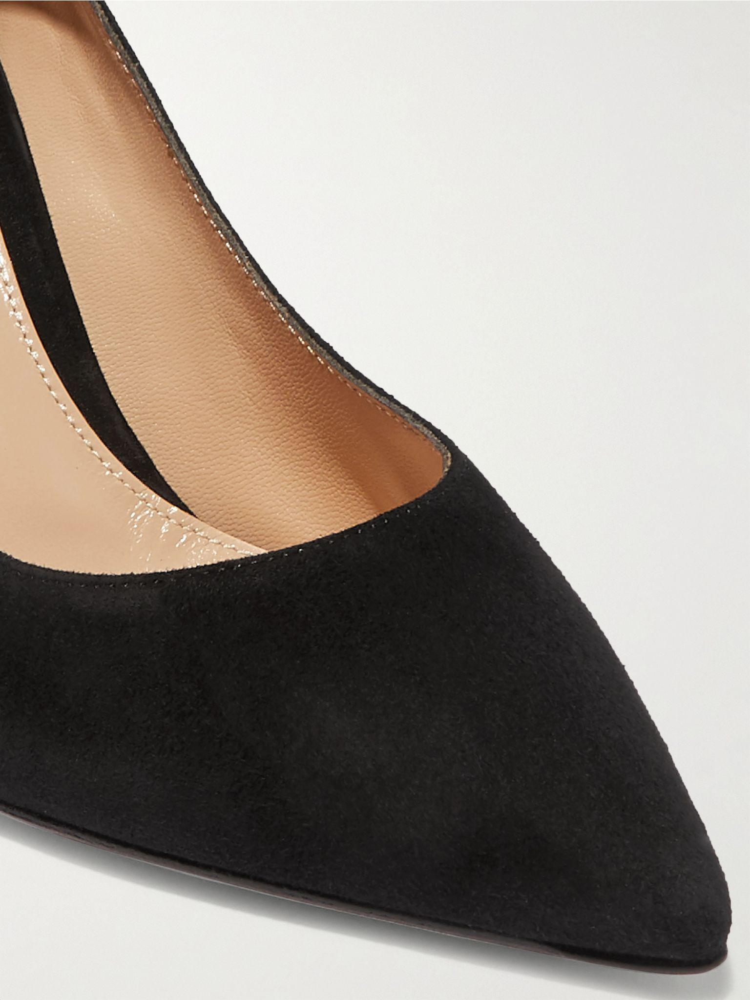 Piper 85 suede pumps Black - 4