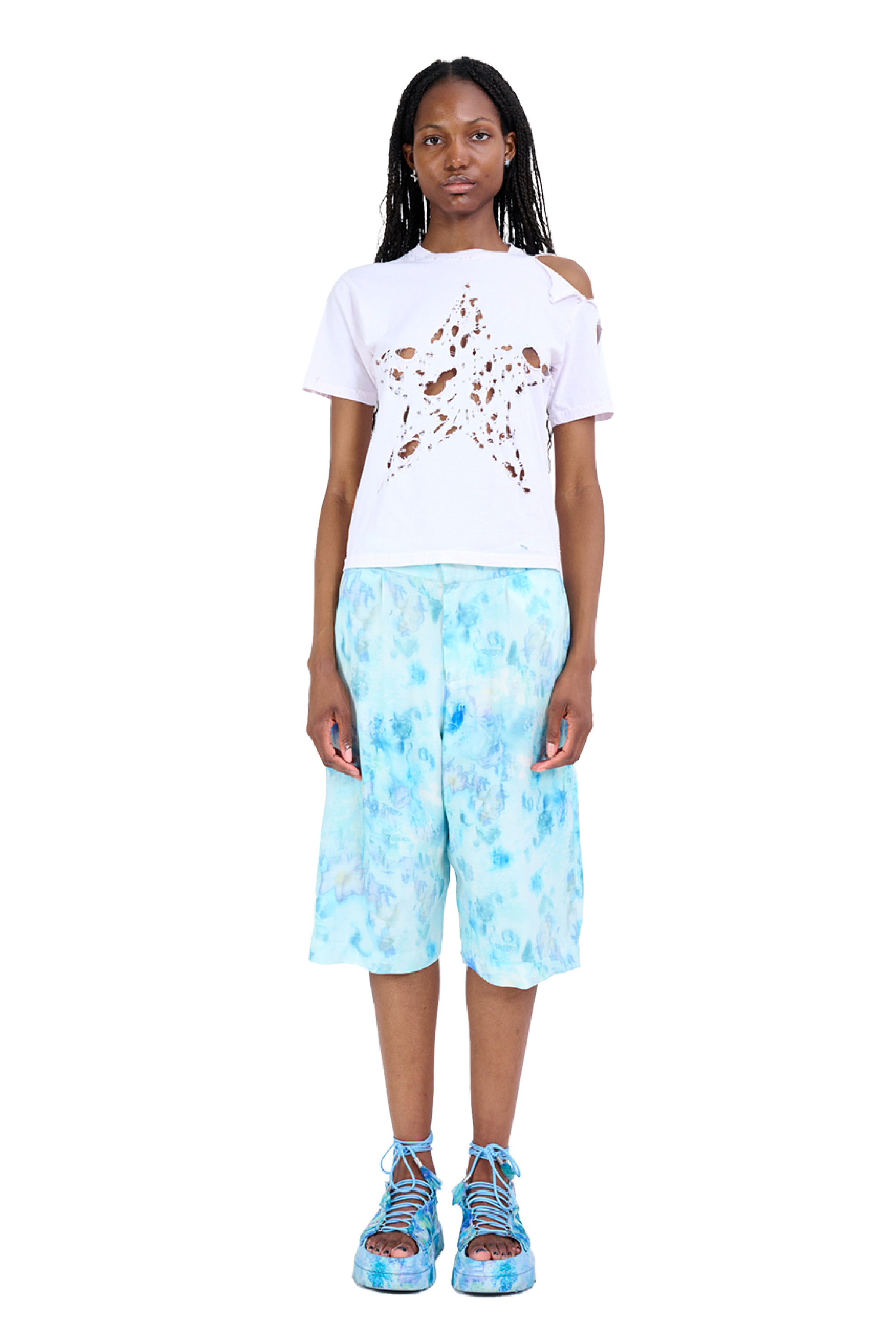 SKY SHADOW FLORAL DANTE SHORT - 18