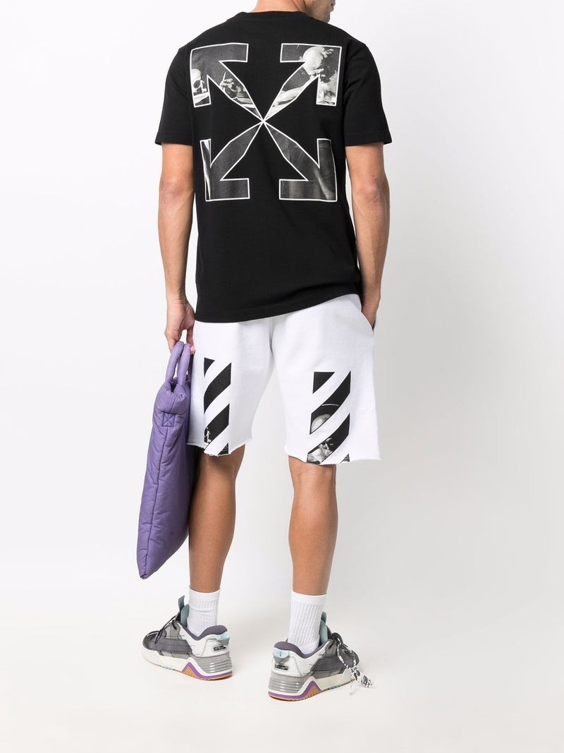 Off-White OFF-WHITE Caravaggio Arrows Slim T-Shirt Black outlook