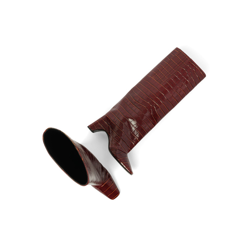 COPERNI Croco Bridge Boot in Brown outlook