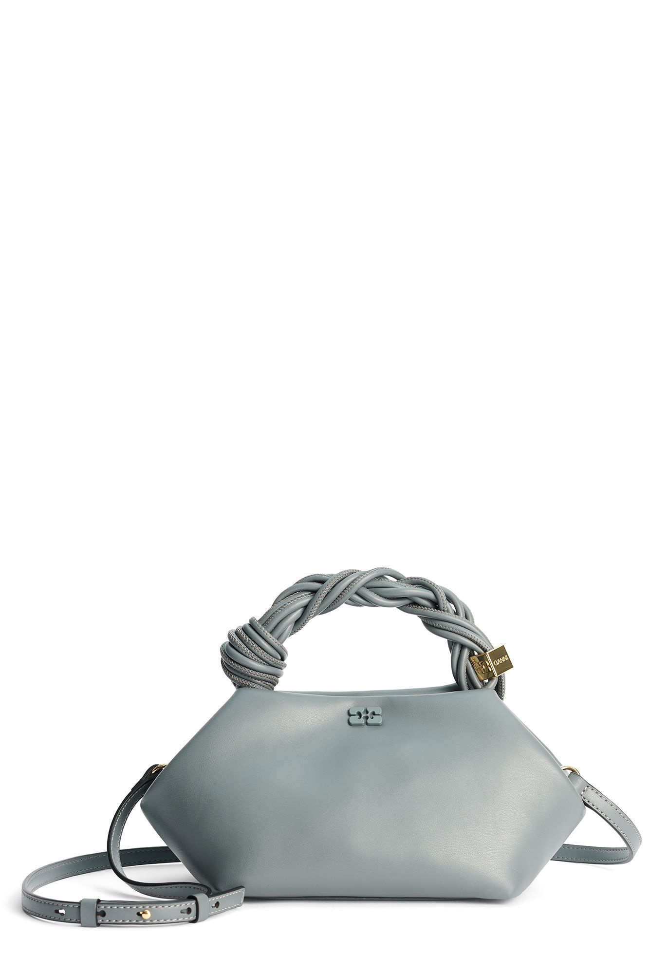 DARK GREY SMALL GANNI BOU BAG - 6