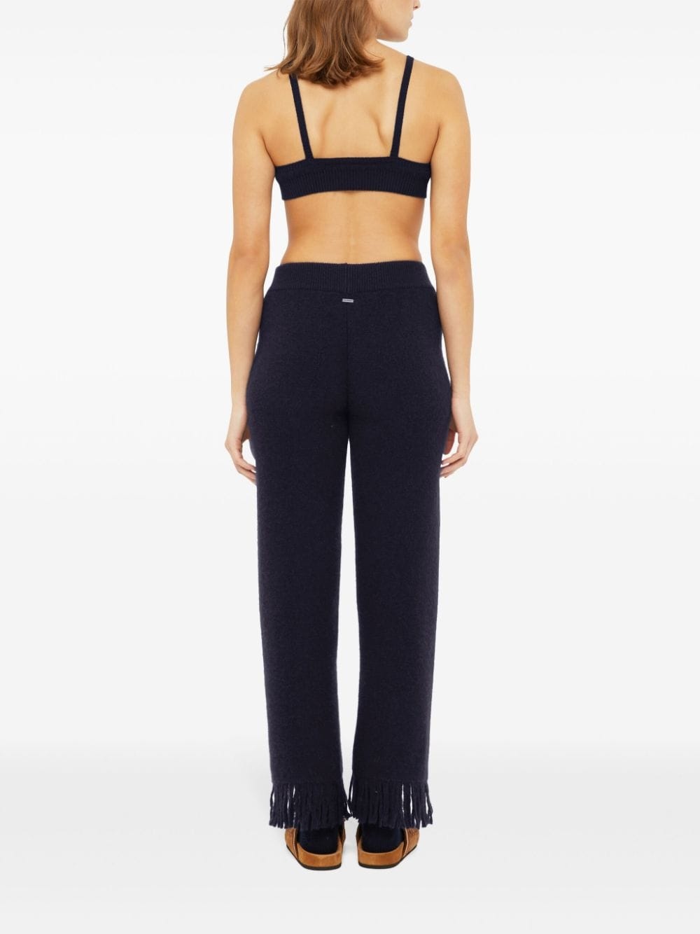 Finest fringe-detail trousers - 5