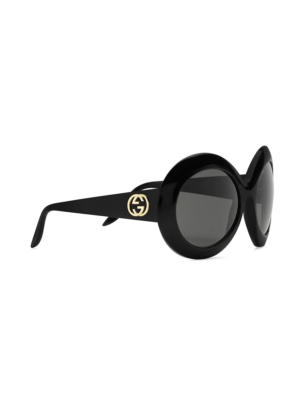 oversized round frame sunglasses - 2