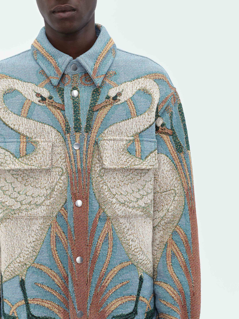 SWAN TAPESTRY OVERSHIRT 6