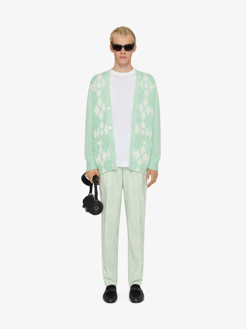 Givenchy CARDIGAN IN MONOGRAM 72 ARGYLE WOOL outlook