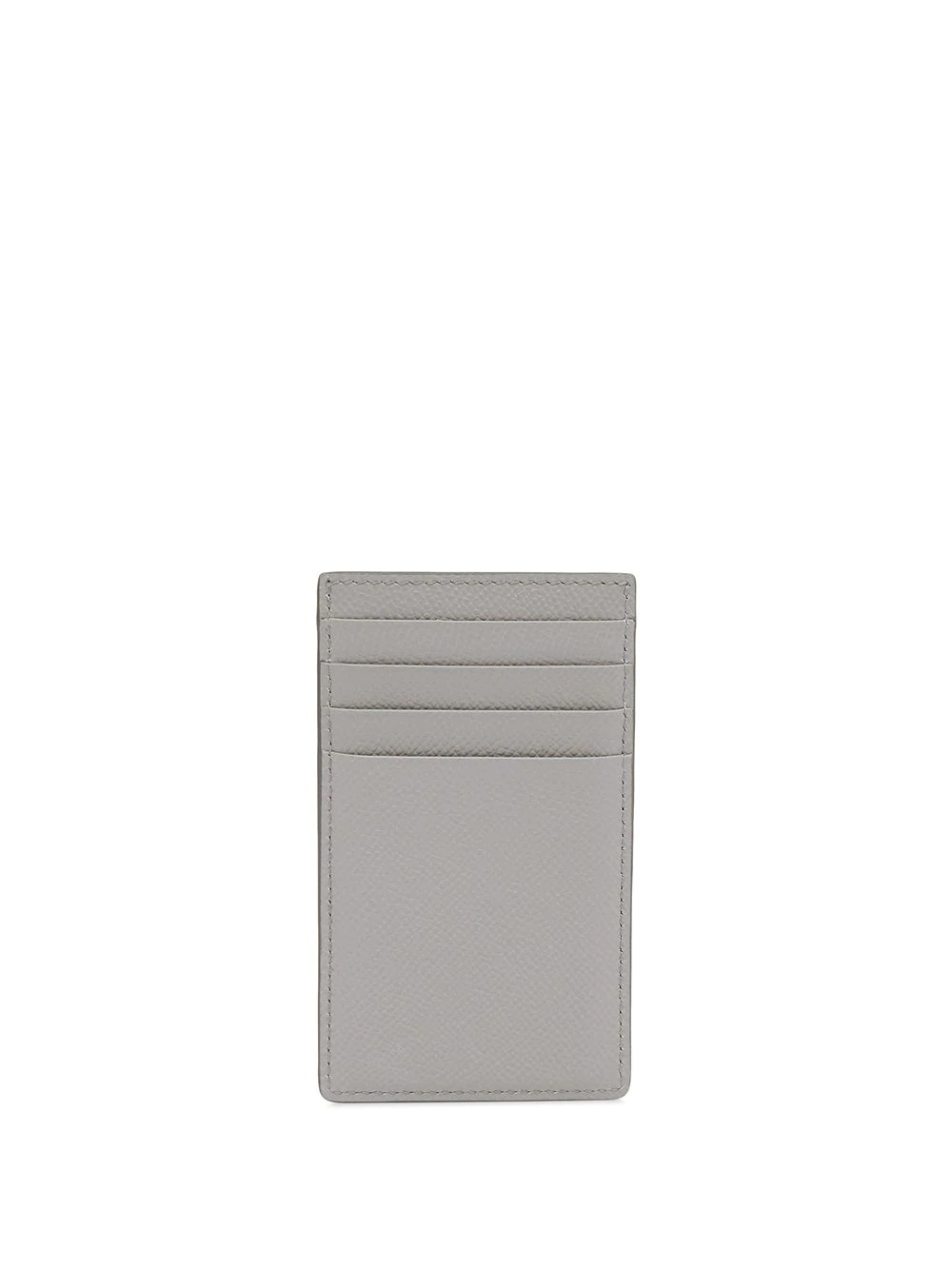 logo-stamp grained-leather cardholder - 2