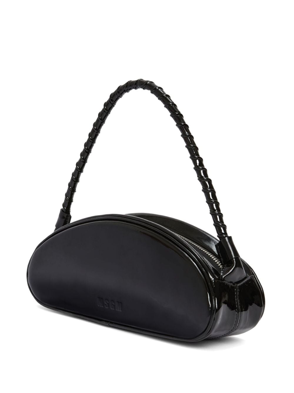 logo-debossed leather tote bag - 3