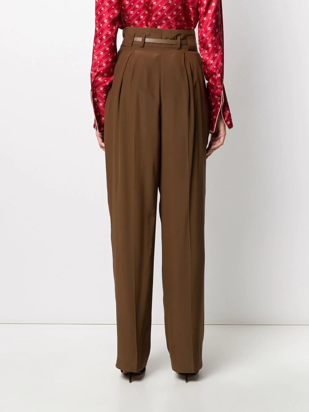 high rise darted trousers - 4