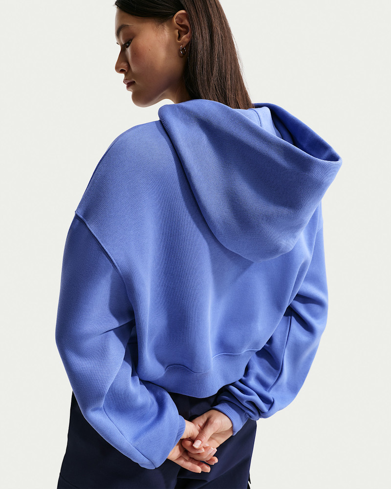 Nike Nike Sportswear Phoenix Fleece Women's Oversized Cropped Henley Hoodie outlook