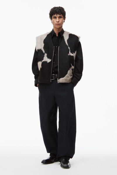 Alexander Wang button down logo shirt in cotton outlook