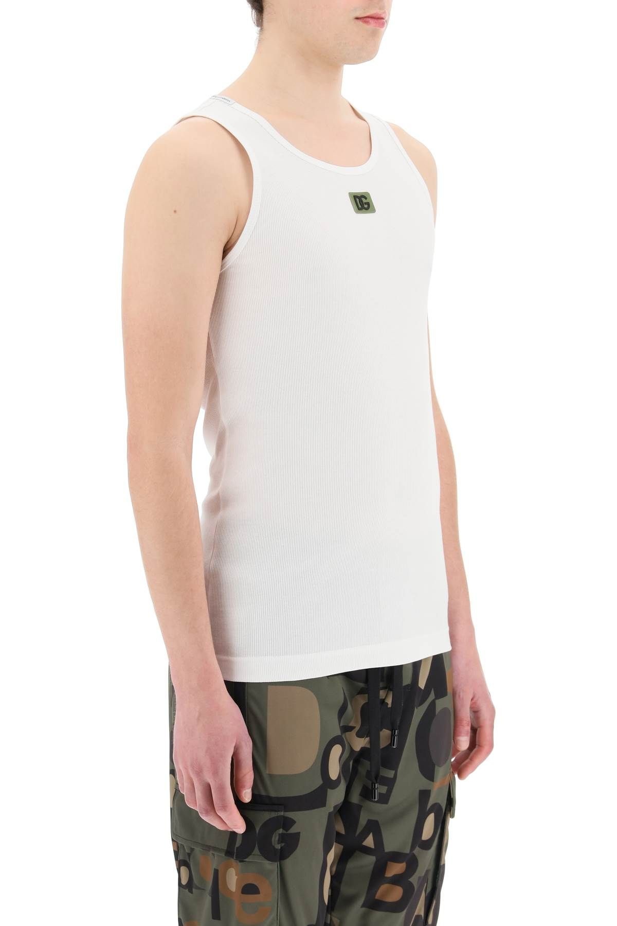 TANK TOP WITH LOGO PATCH - 3