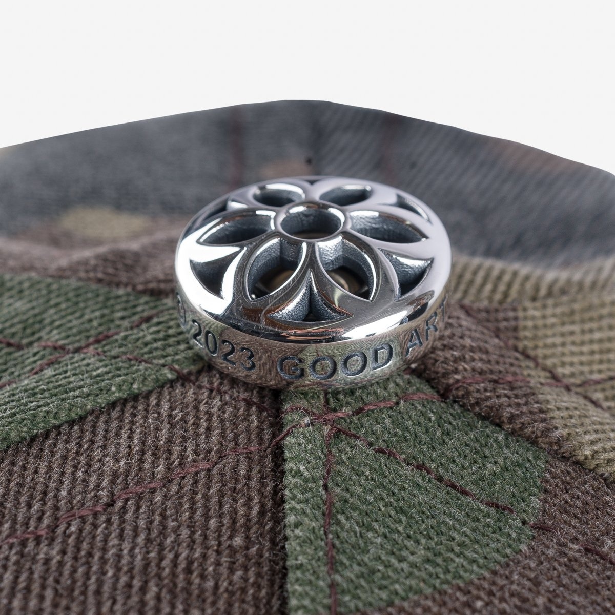 HCS-TRK-CMO GOOD ART HLYWD Trunk Logo High Crown Snapback Cap - Camo - 6