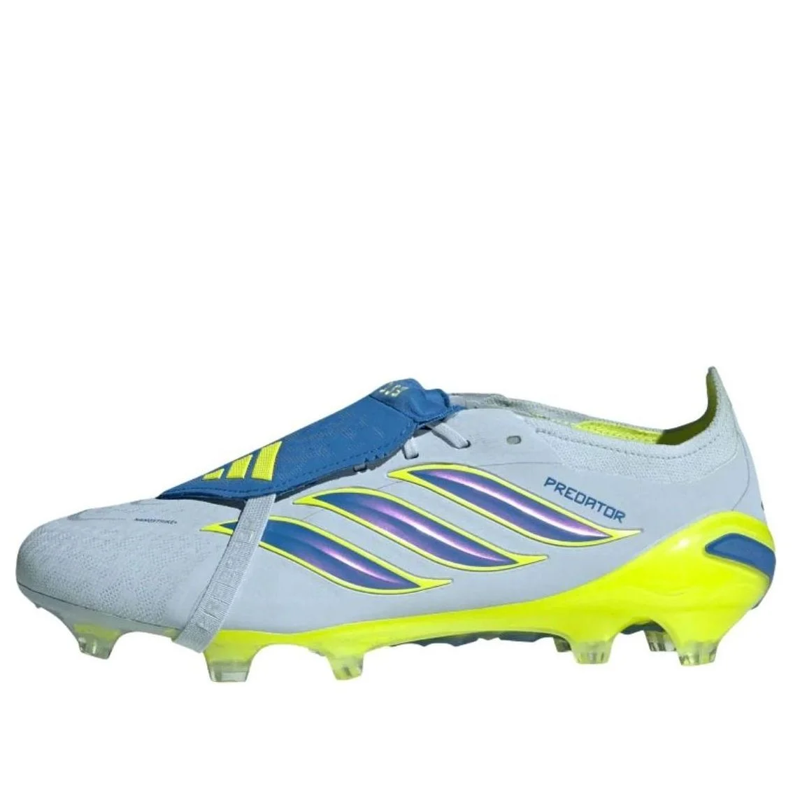 adidas Predator Elite Fold-Over Tongue FG 'Crystal Sky Ray Blue Solar Yellow' JS0378 - 1