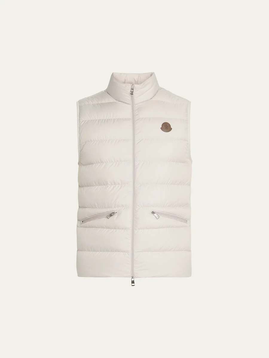 Men's Treompan Nylon Down Puffer Vest - 1