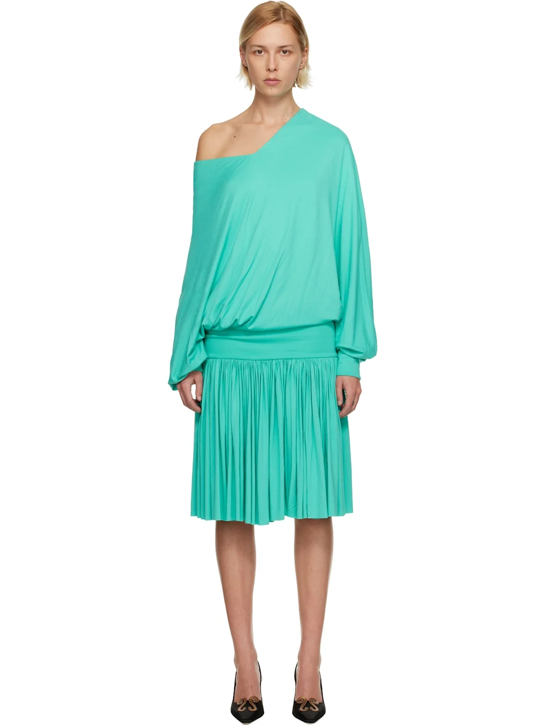 Green Sascha Midi Dress - 1