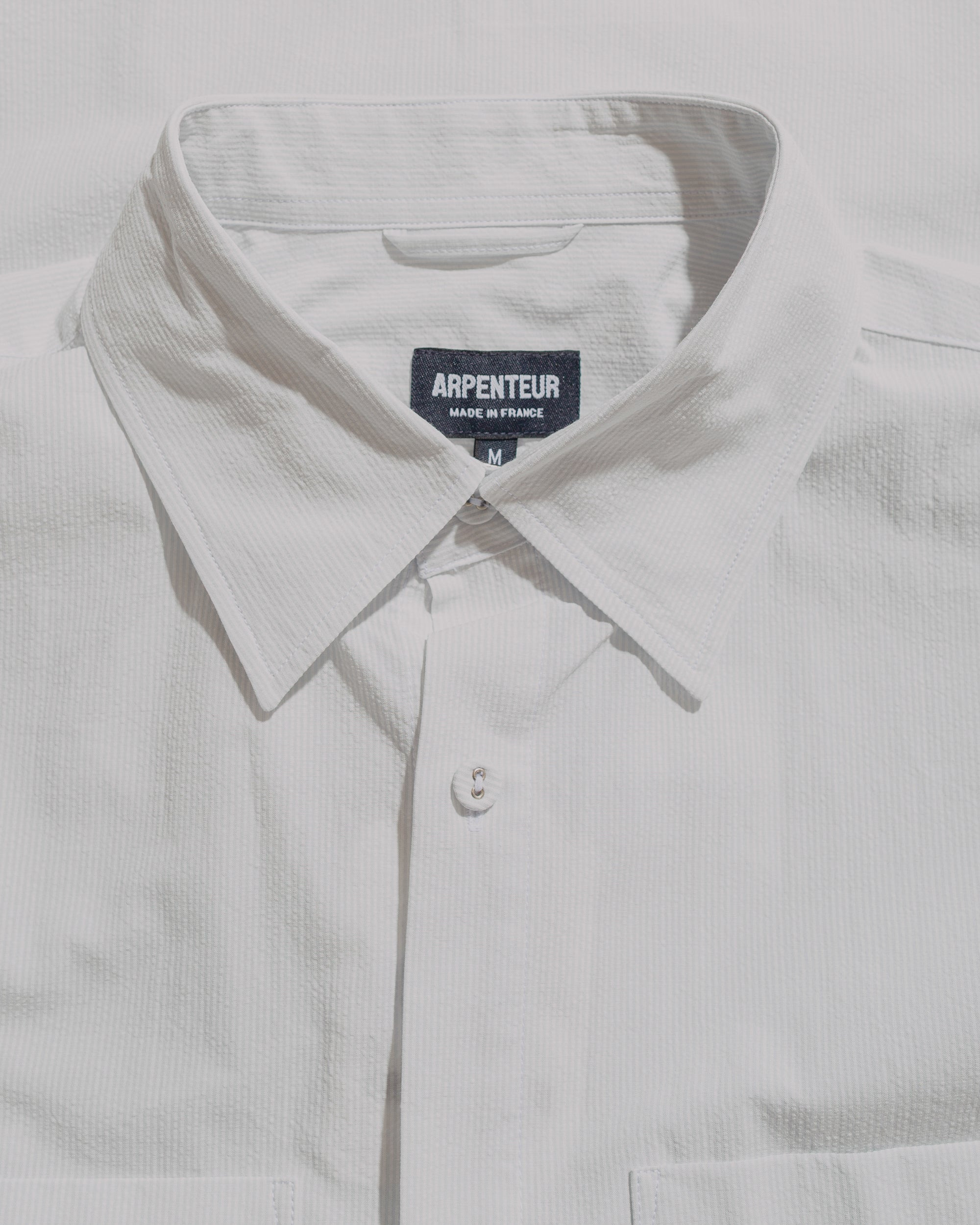 Square Micro Seersucker Light Grey - 5
