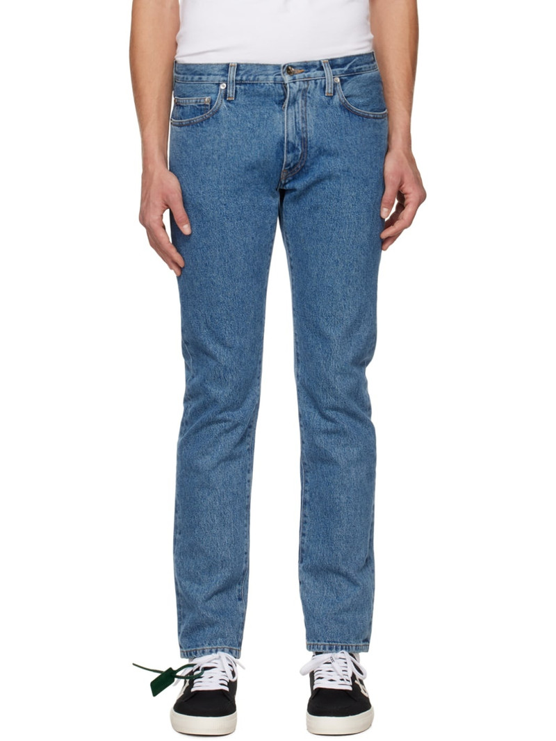 Blue Single Arrow Jeans - 1