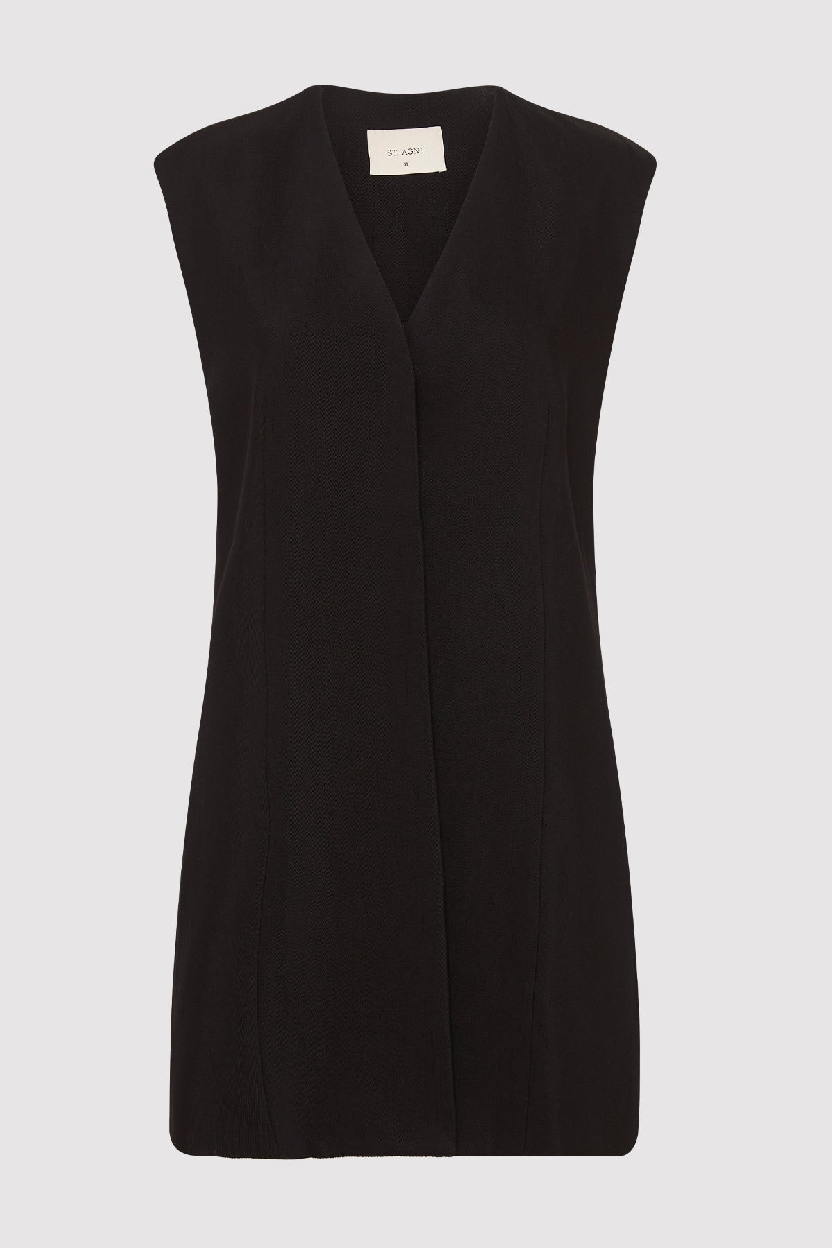 Oversized Vest - Black - 5