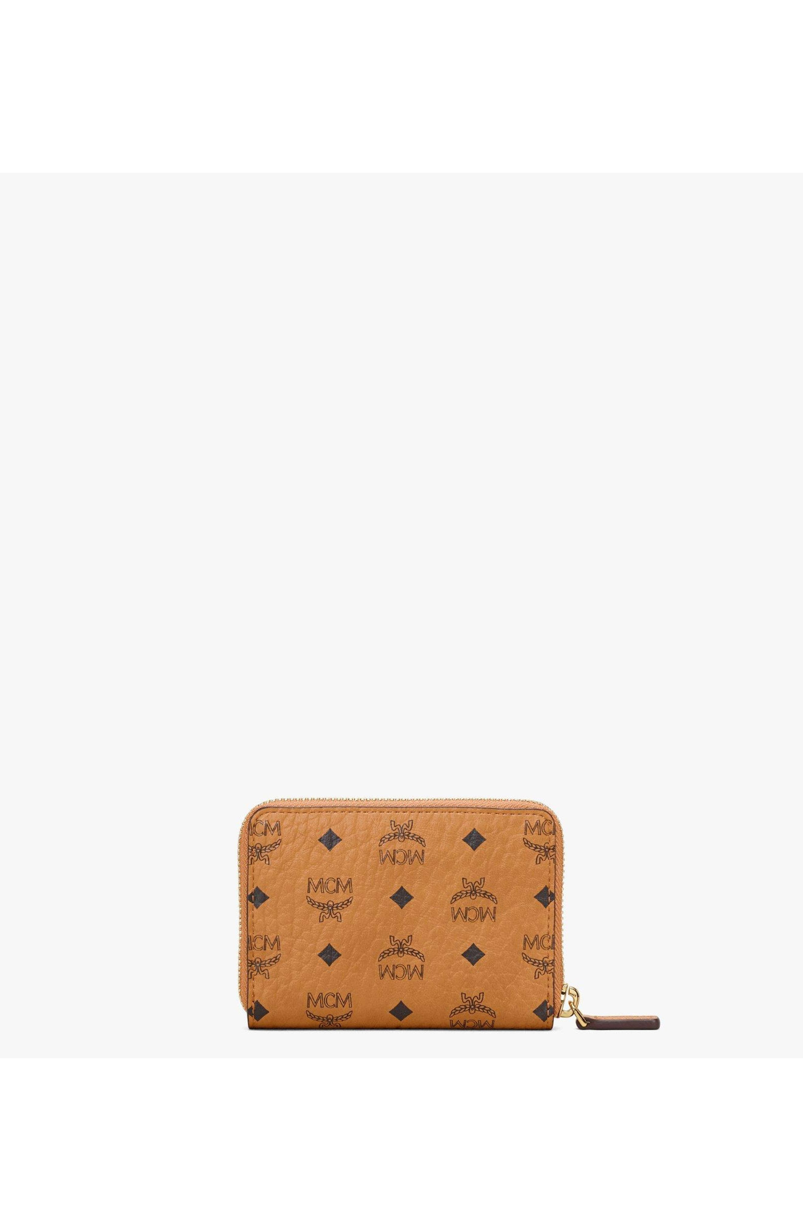 MCM Zip Wallet in Visetos Original in Cognac at Nordstrom - 3