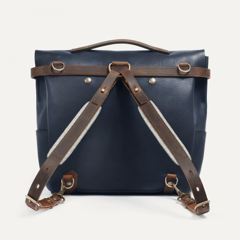 Bleu de Chauffe ECLAIR L POSTMAN BAG  -  NAVY BLUE outlook