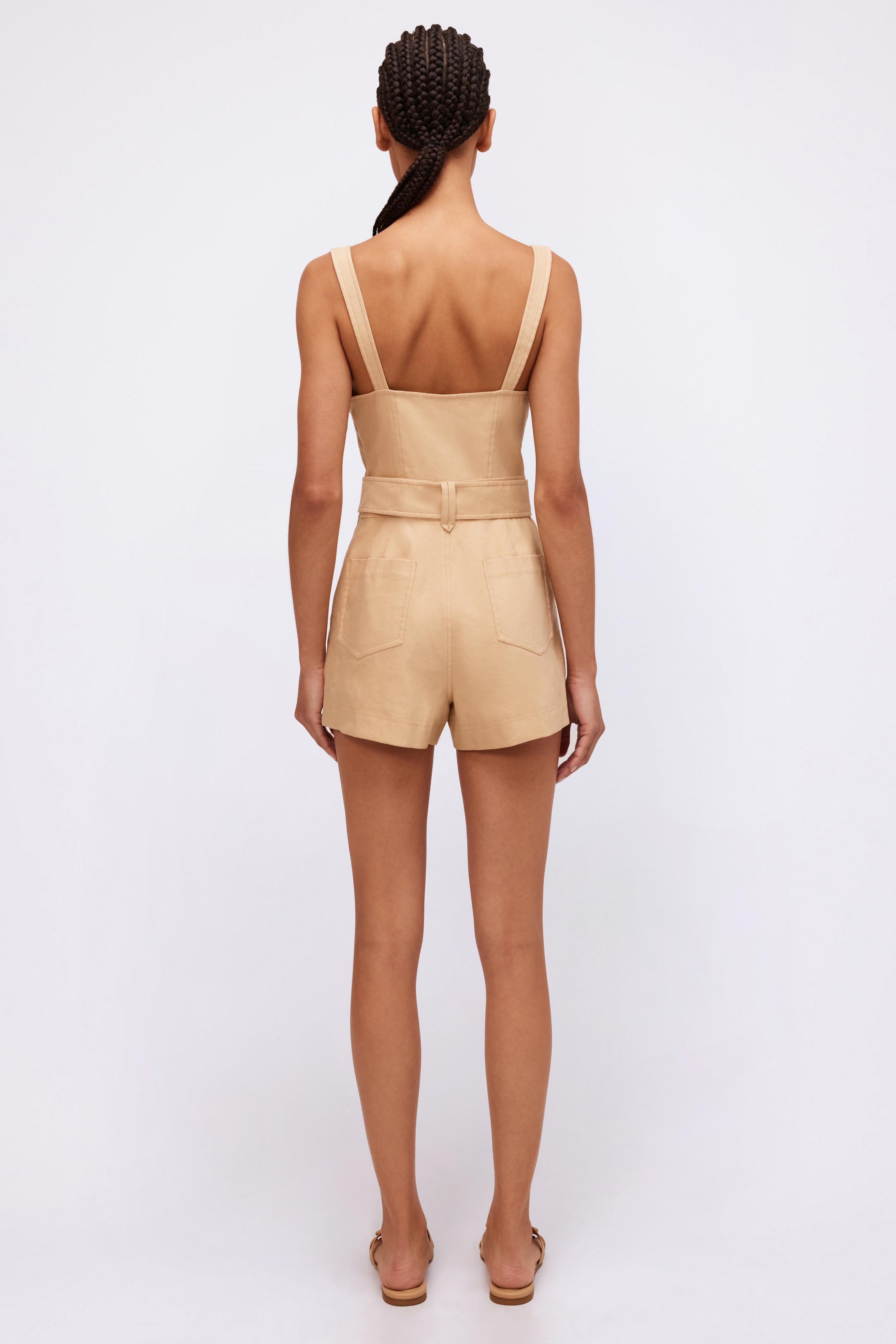 Kai Bustier Romper in Natural - 5