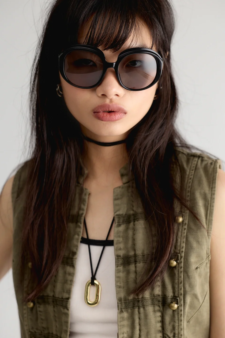 Arlo Oversized Round Sunglasses - 1