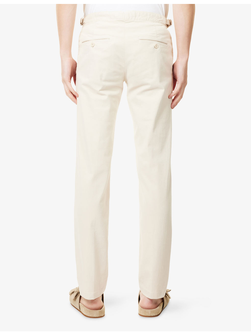 Fallon Tailored-Fit Stretch-Cotton Trousers - 4