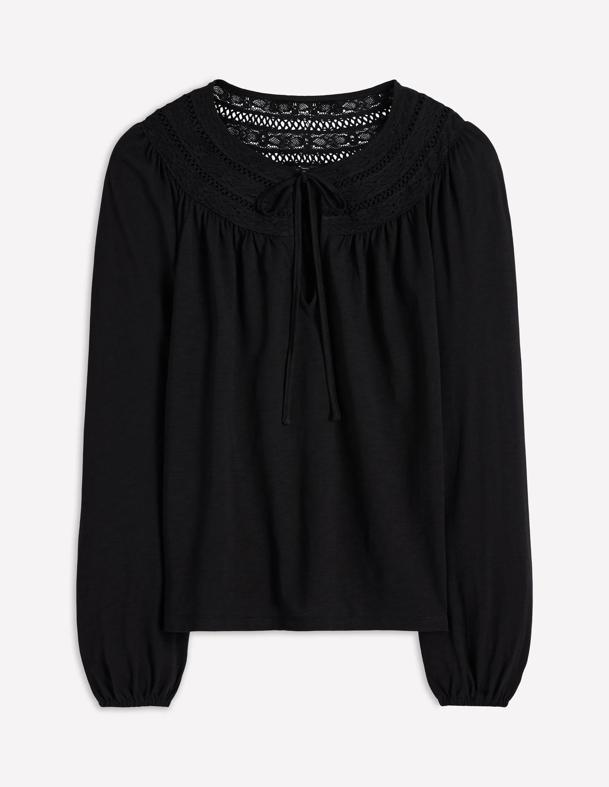 Edi Trim Detail Top-Black - 1