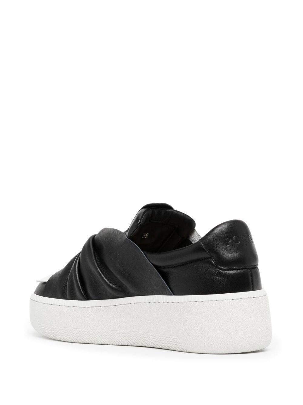 knot-detail slip-on sneakers - 3