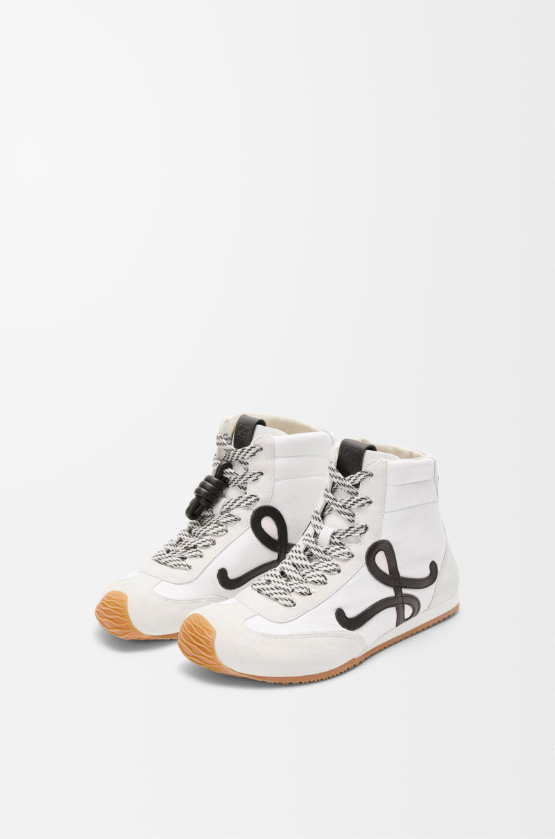 Loewe Ballet Runner 2.0 high-top in nylon and calfskin outlook