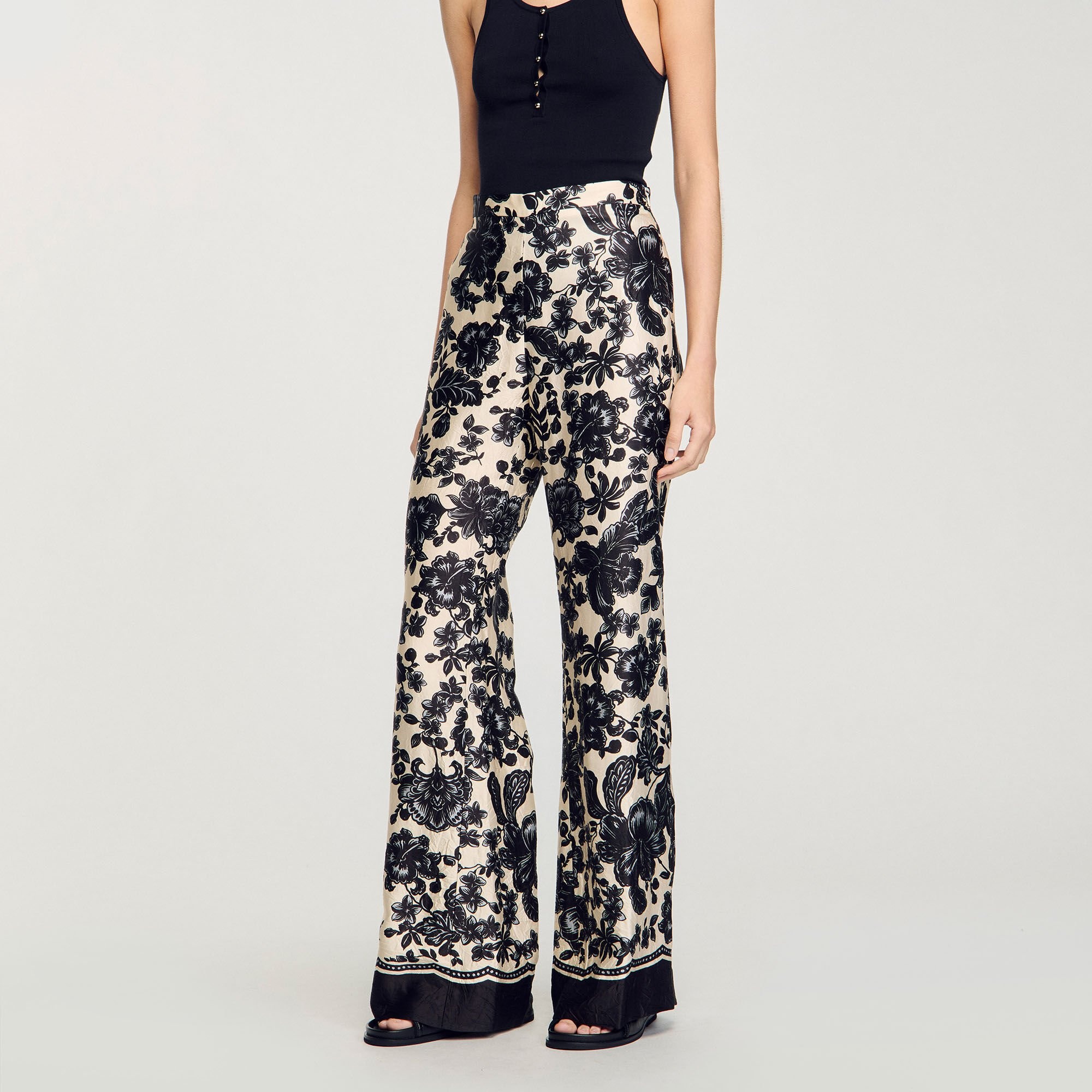 FLORAL PANTS - 4