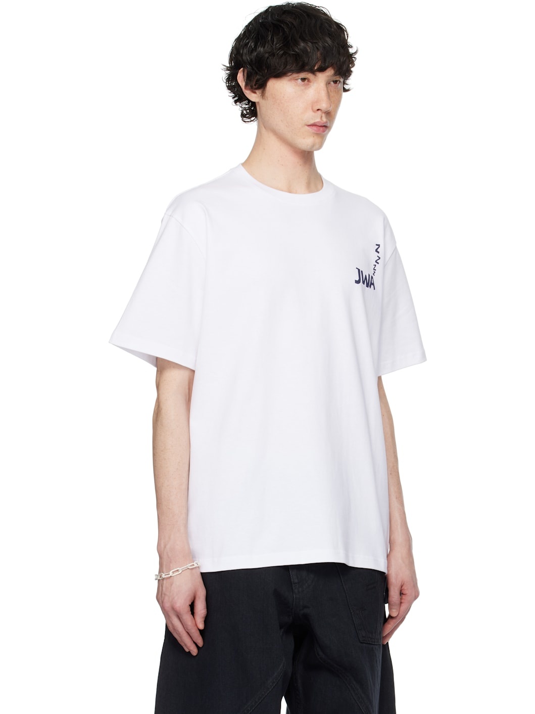 White 'JWA' Back Print T-shirt - 2