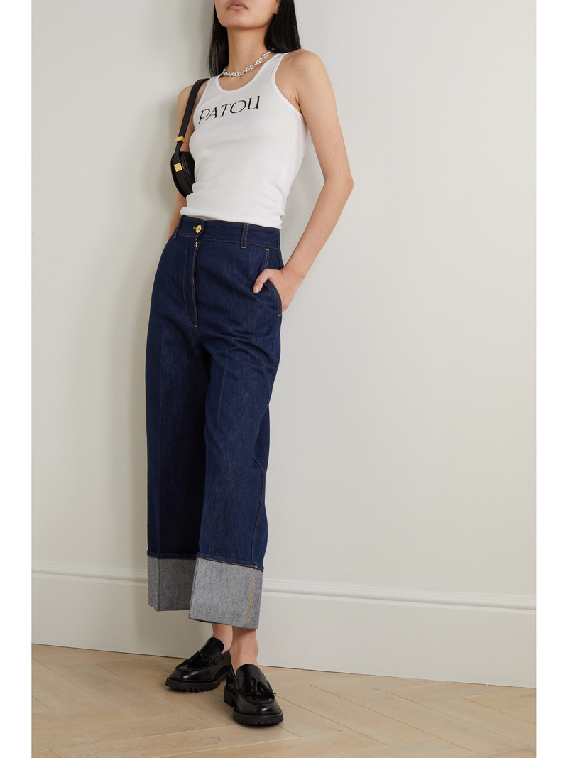 PATOU Iconic Printed Cotton-jersey Tank outlook