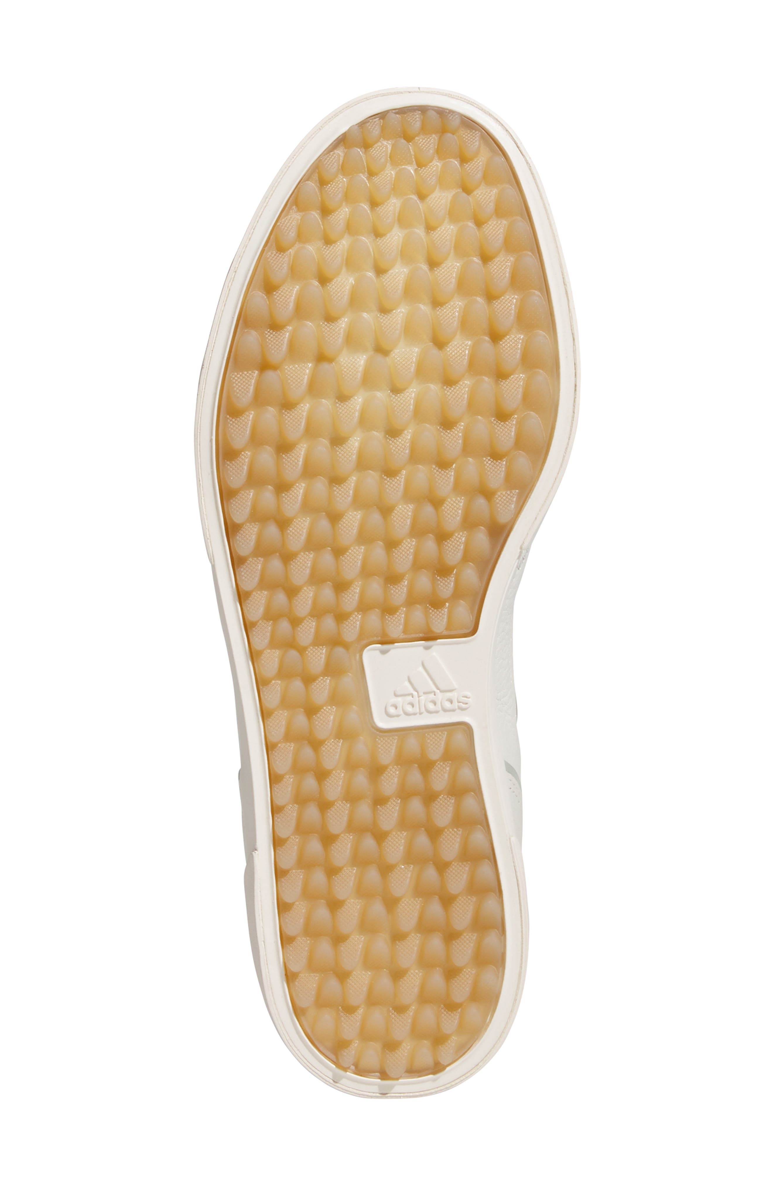 adidas Retrocross 25 Spikeless Golf Shoe in Off White/Wonder Silver/Gum at Nordstrom - 5