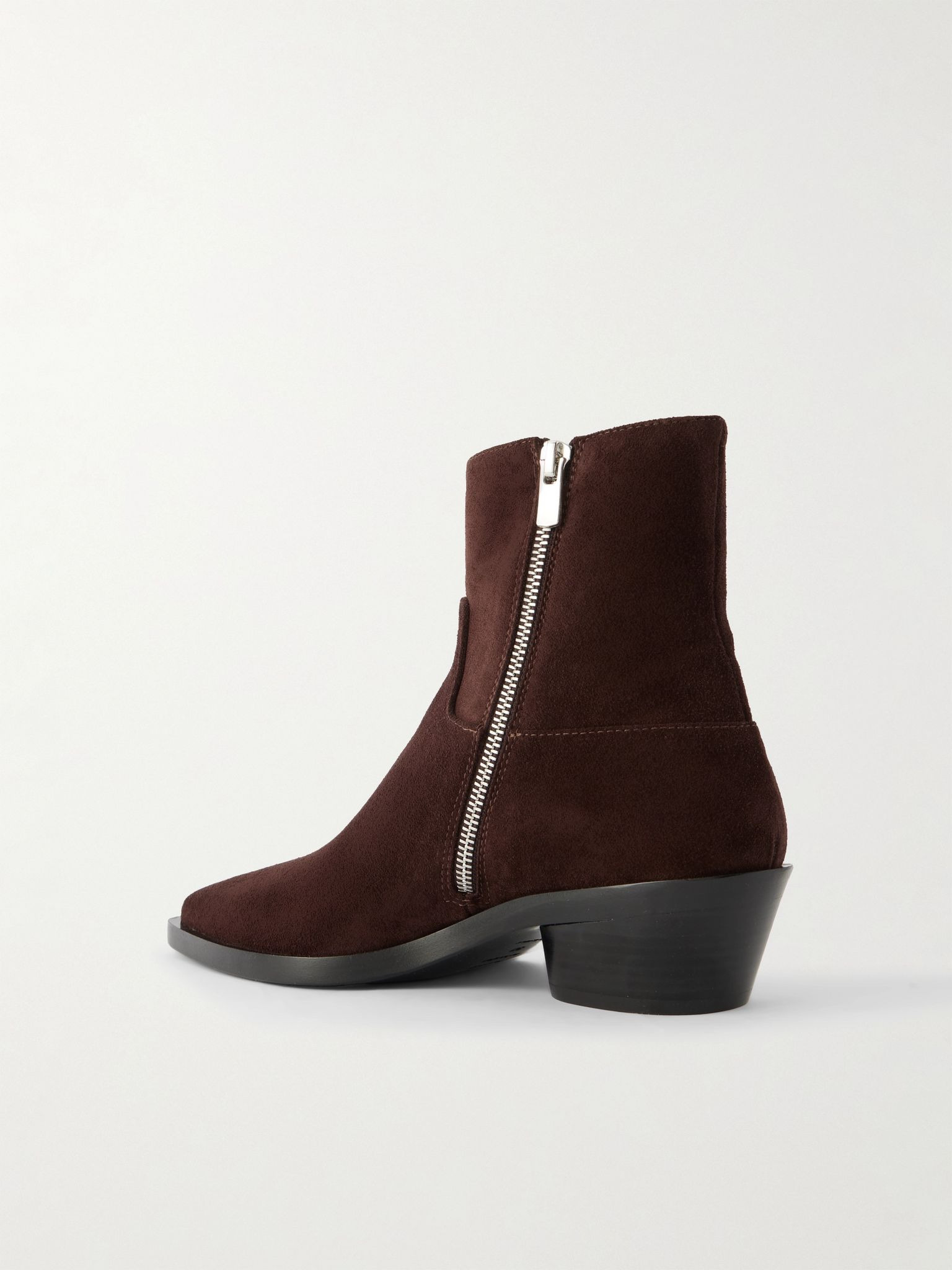 Suede ankle boots Chocolate - 2