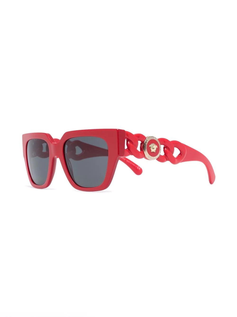 chain-link effect sunglasses - 2