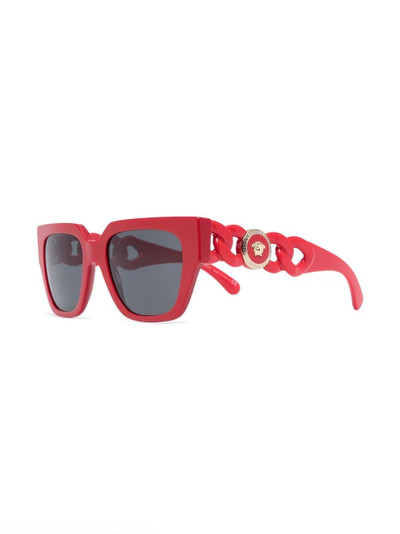 VERSACE chain-link effect sunglasses outlook