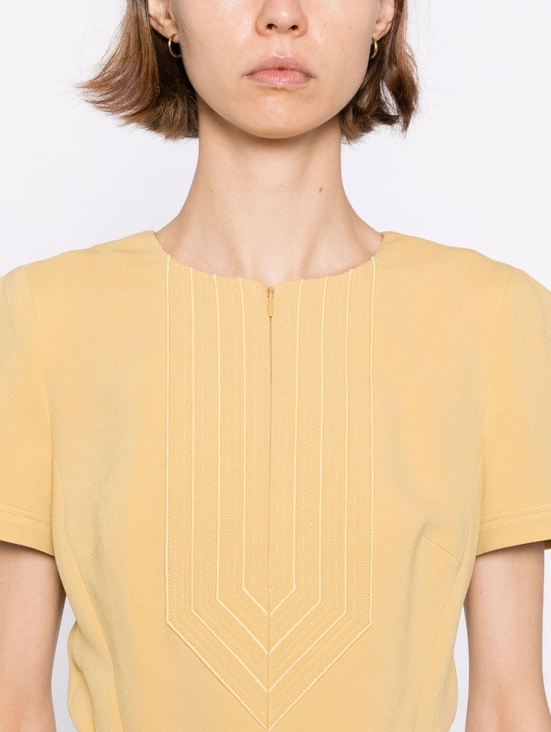 elephant-buckle short dress 5