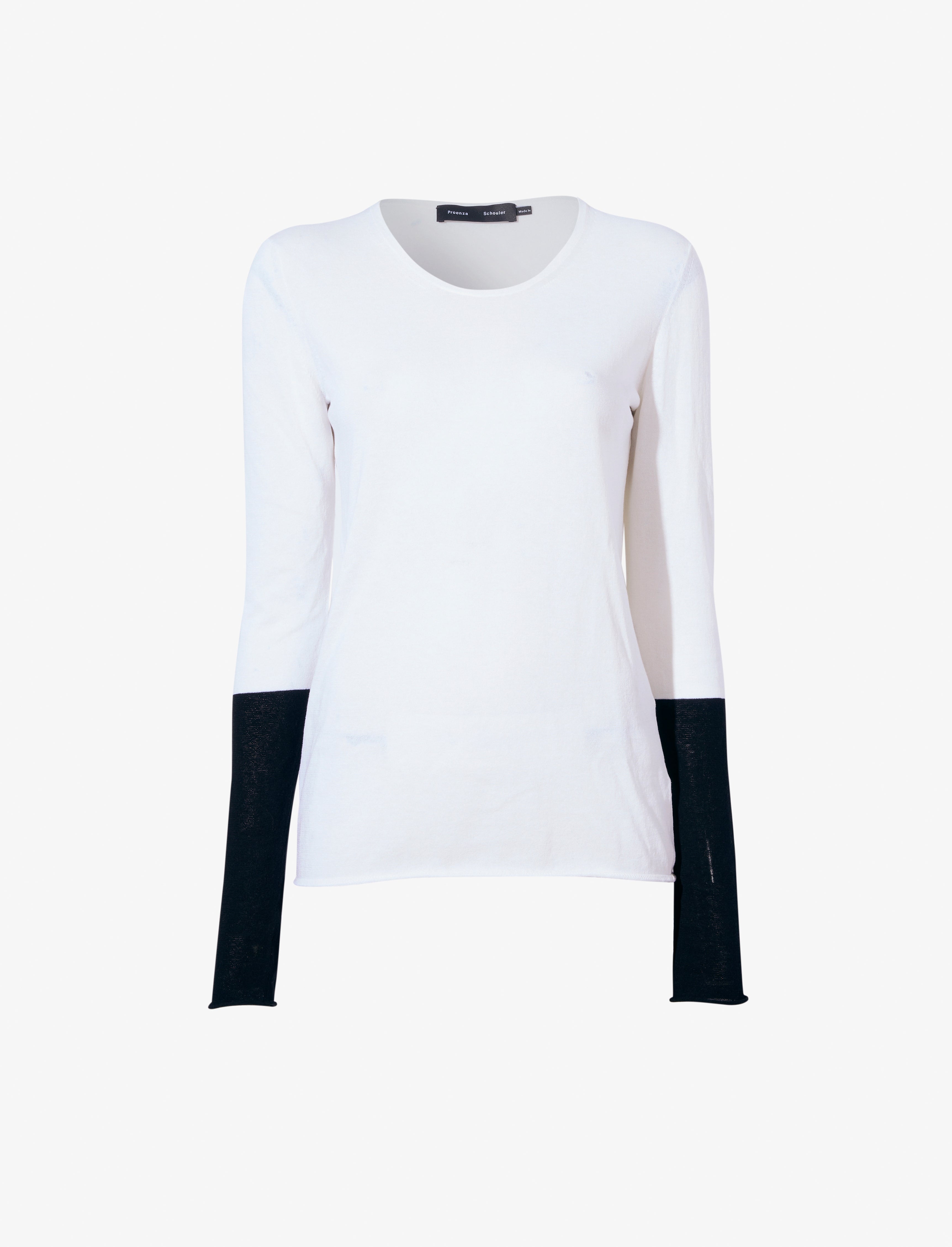 Lewis Sweater in Featherweight Cotton Silk - 1