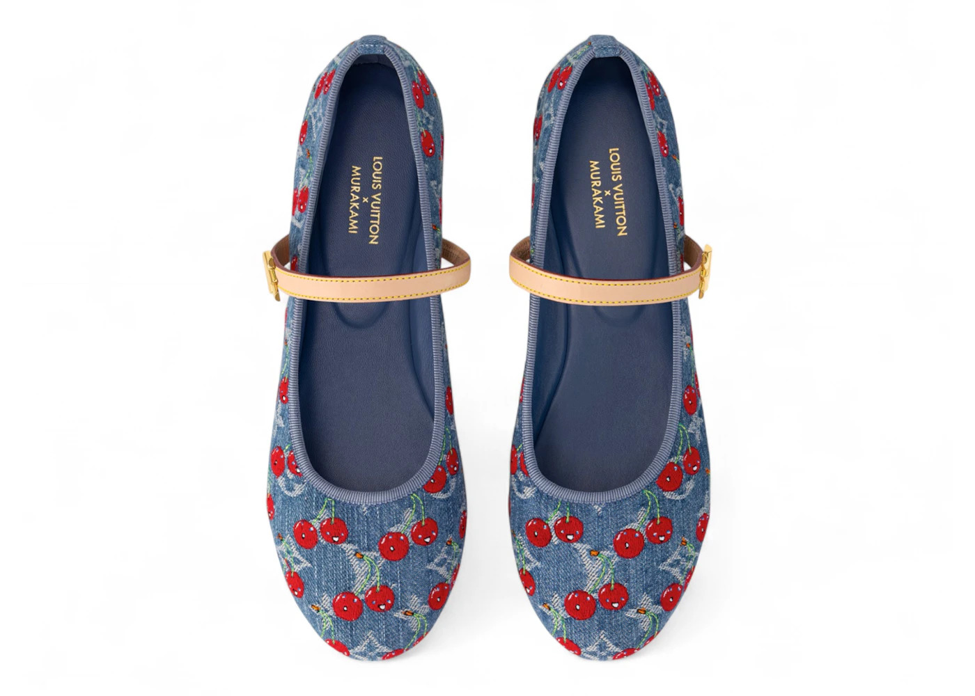 Louis Vuitton Romy Flat Ballerina x Takashi Murakami Denim - 3