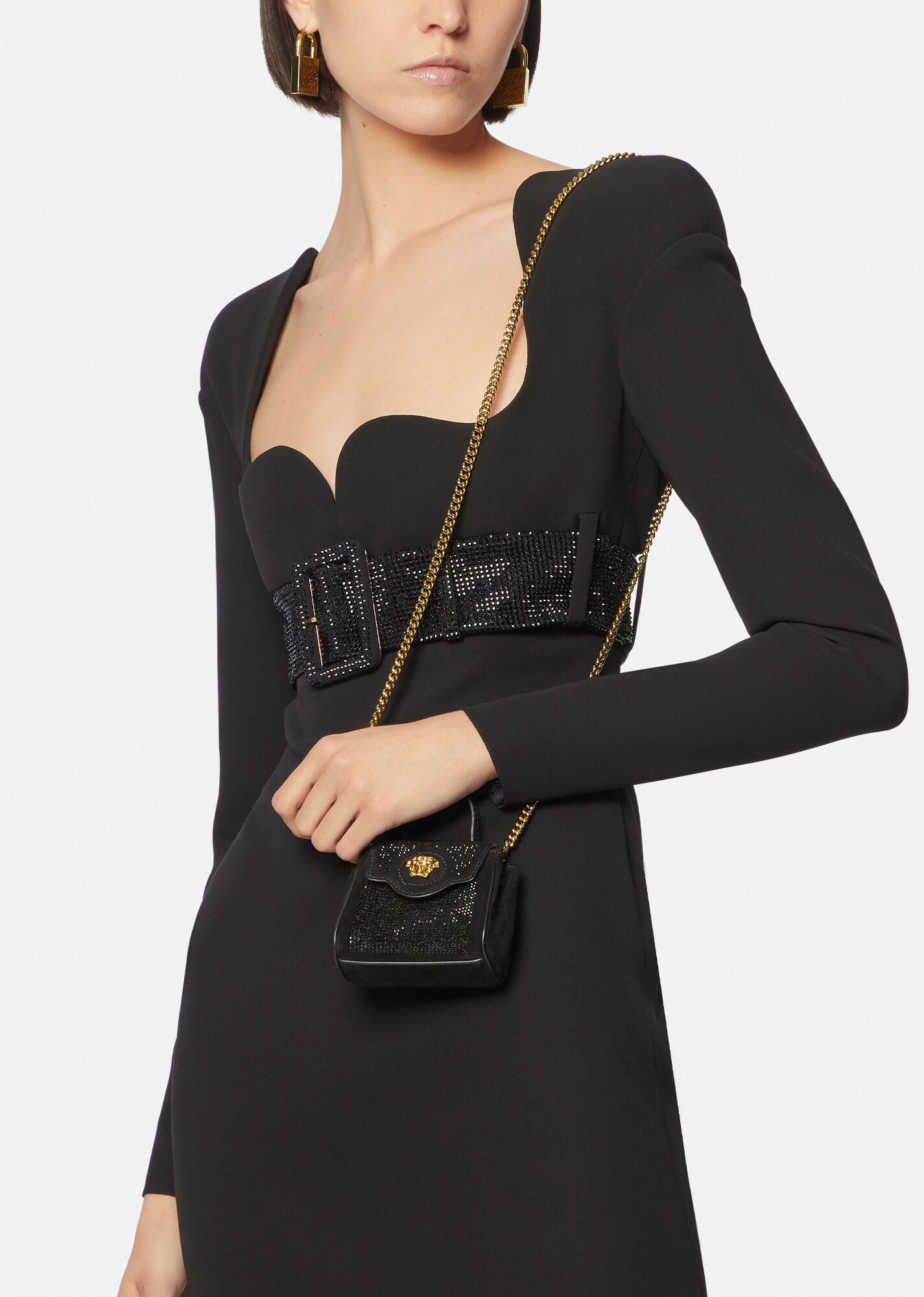 La Medusa Studded Micro Bag - 6