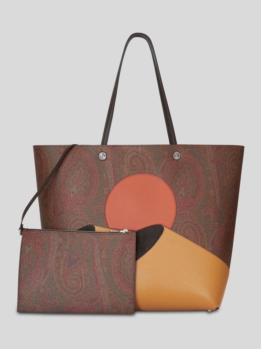 VIP【関税送料無料】希少 Etro Medium ETRO Essential bag Etro - ETRO Essential Paisley print crossbody bag black
