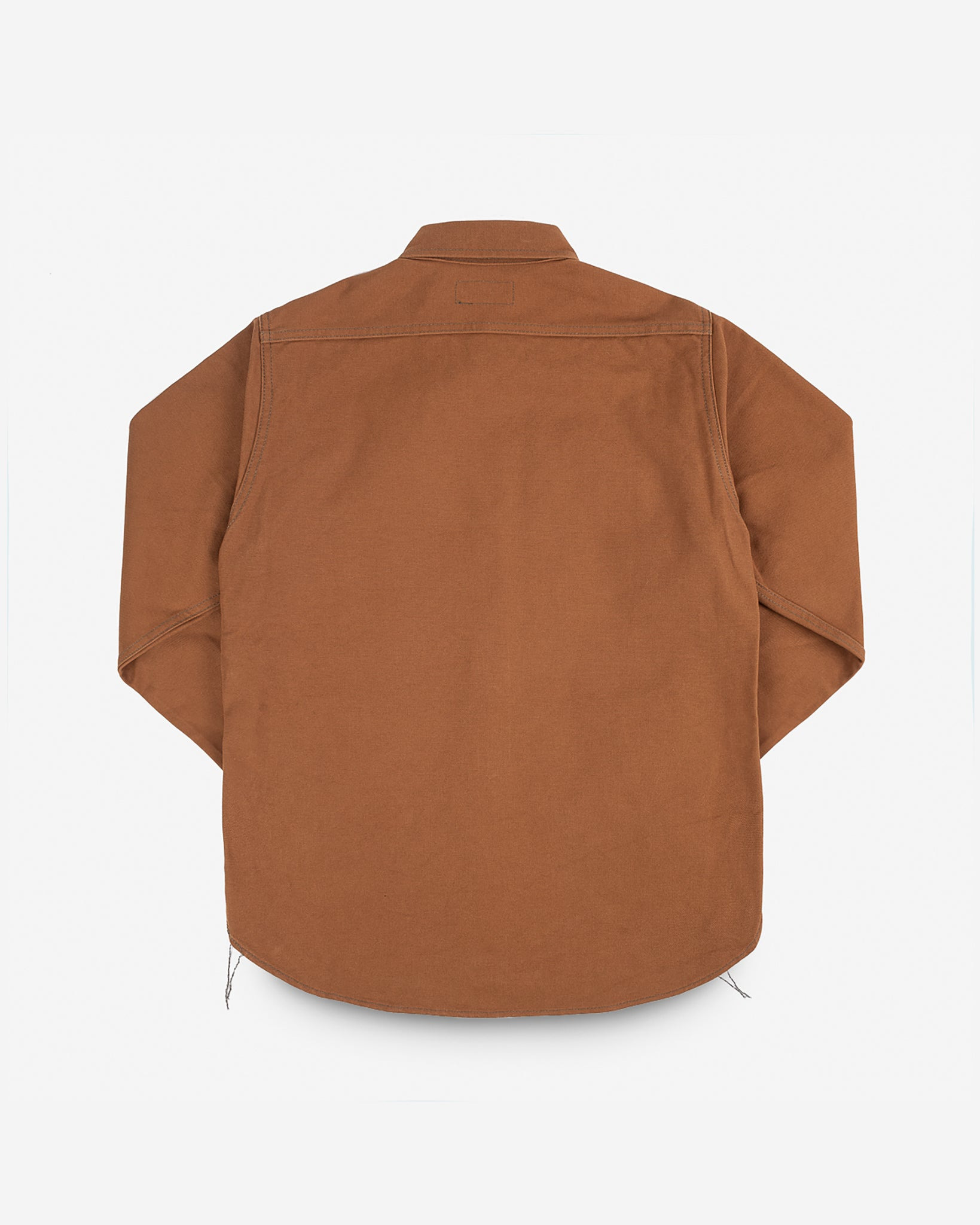 IHSH-189-BRN 17oz Duck CPO Work Shirt - "The UnTucked" - Brown - 5