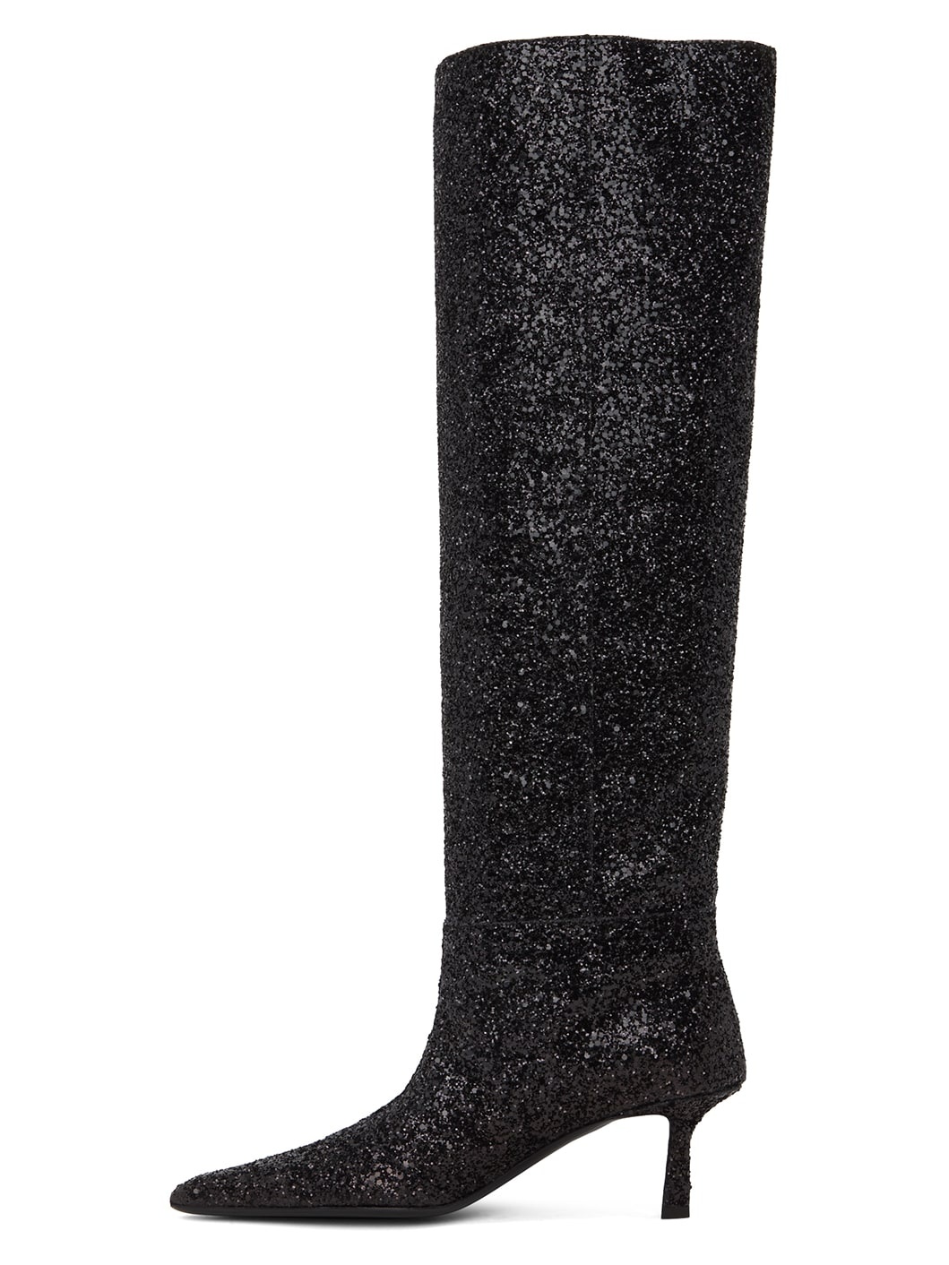 Black Viola Slouch Boots - 3