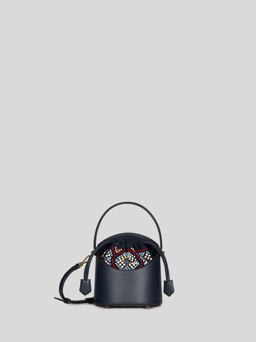 MINI LEATHER SATURNO BAG - 2