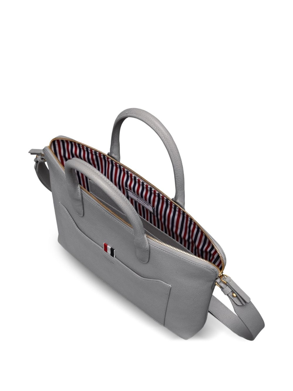 leather tote bag - 4
