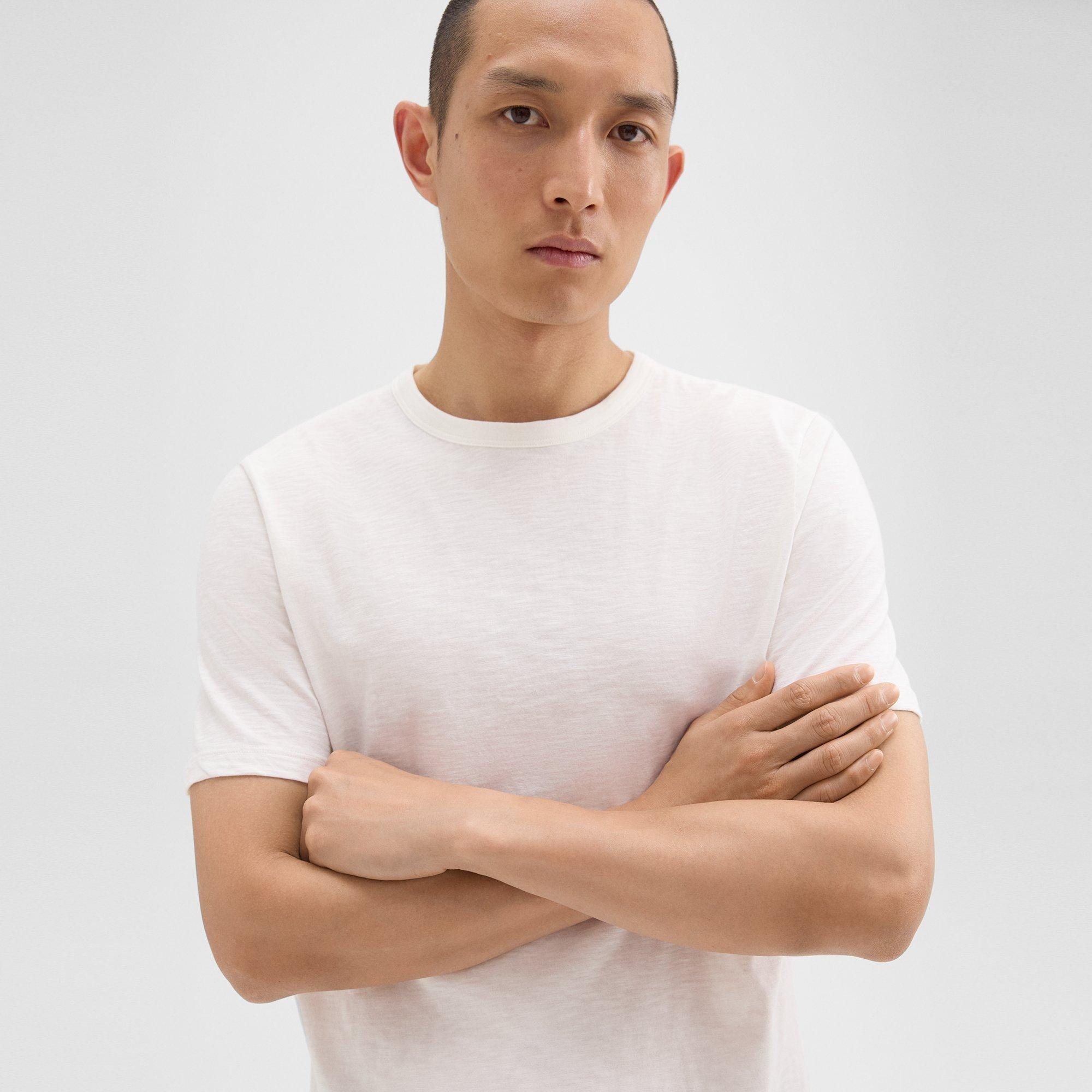 Essential Tee in Cosmos Slub Cotton - 5