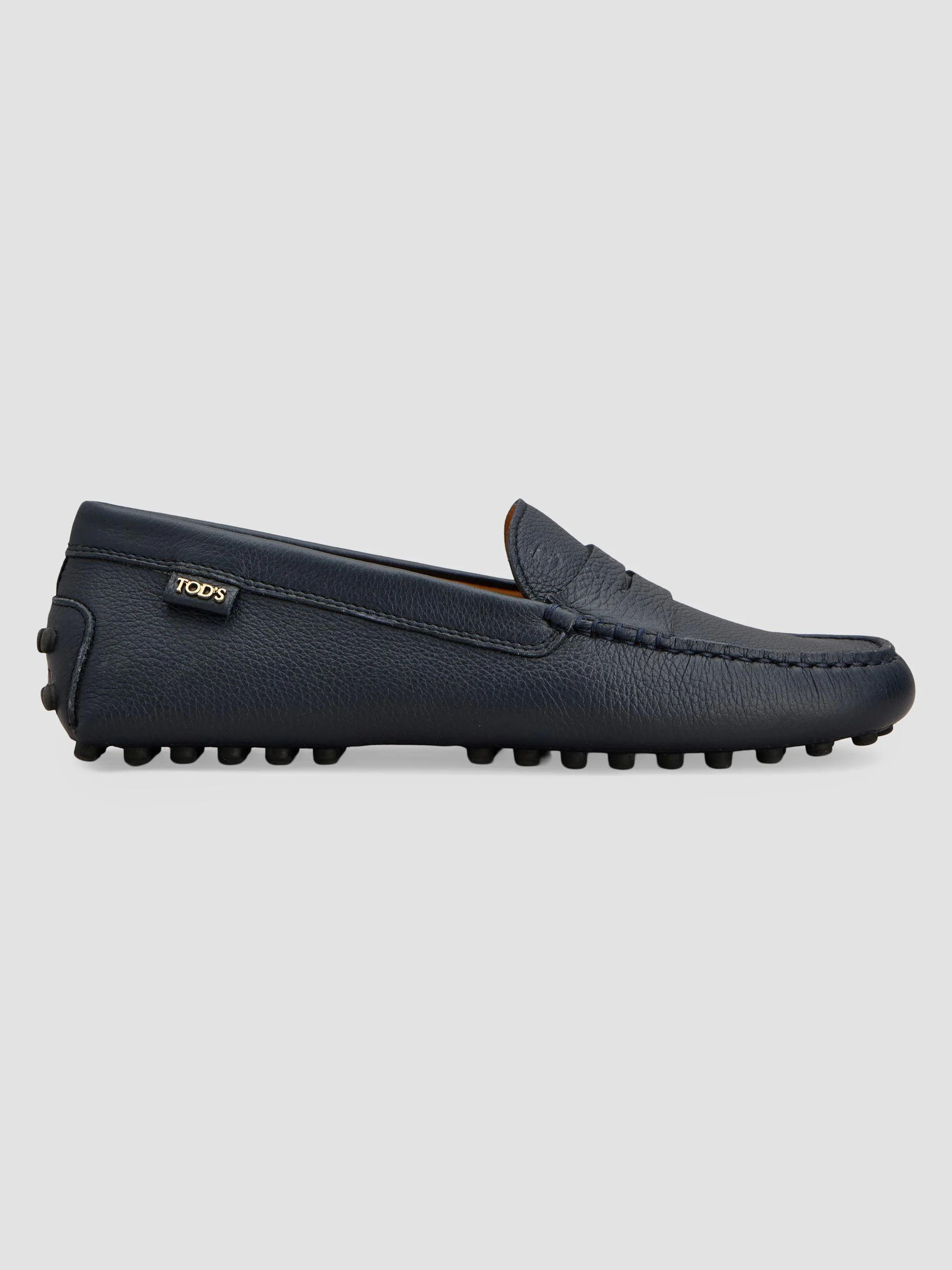 Women's Gommino Leather Loafers - Blue Navy - 1