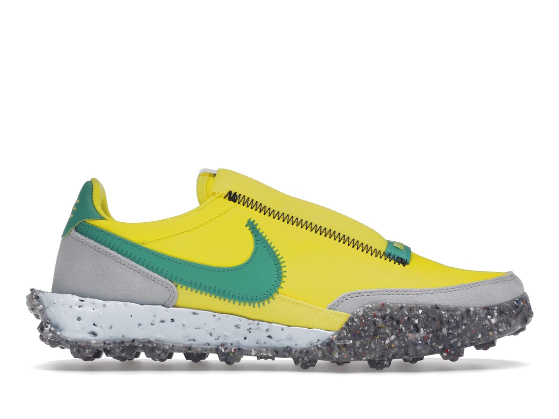 Nike Waffle Racer Crater Yellow Strike Roma Green (W) - 1