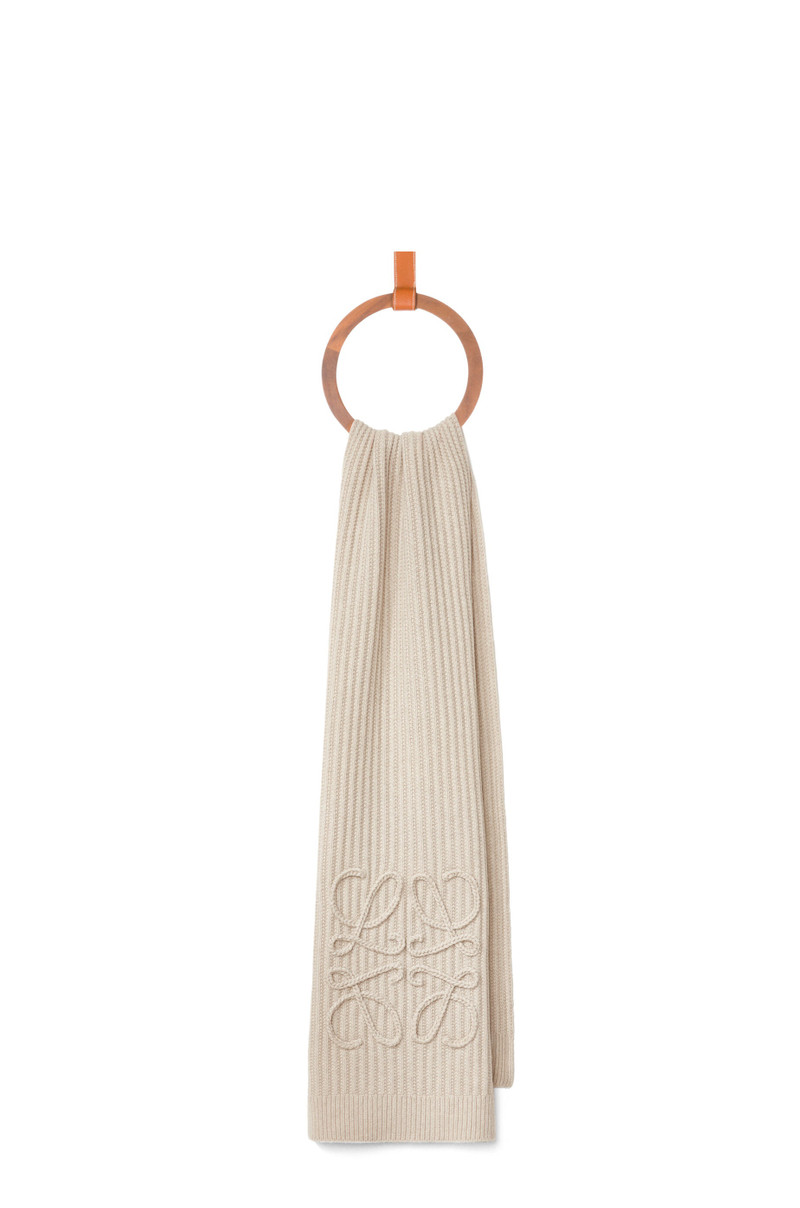 Loewe Anagram scarf in wool outlook